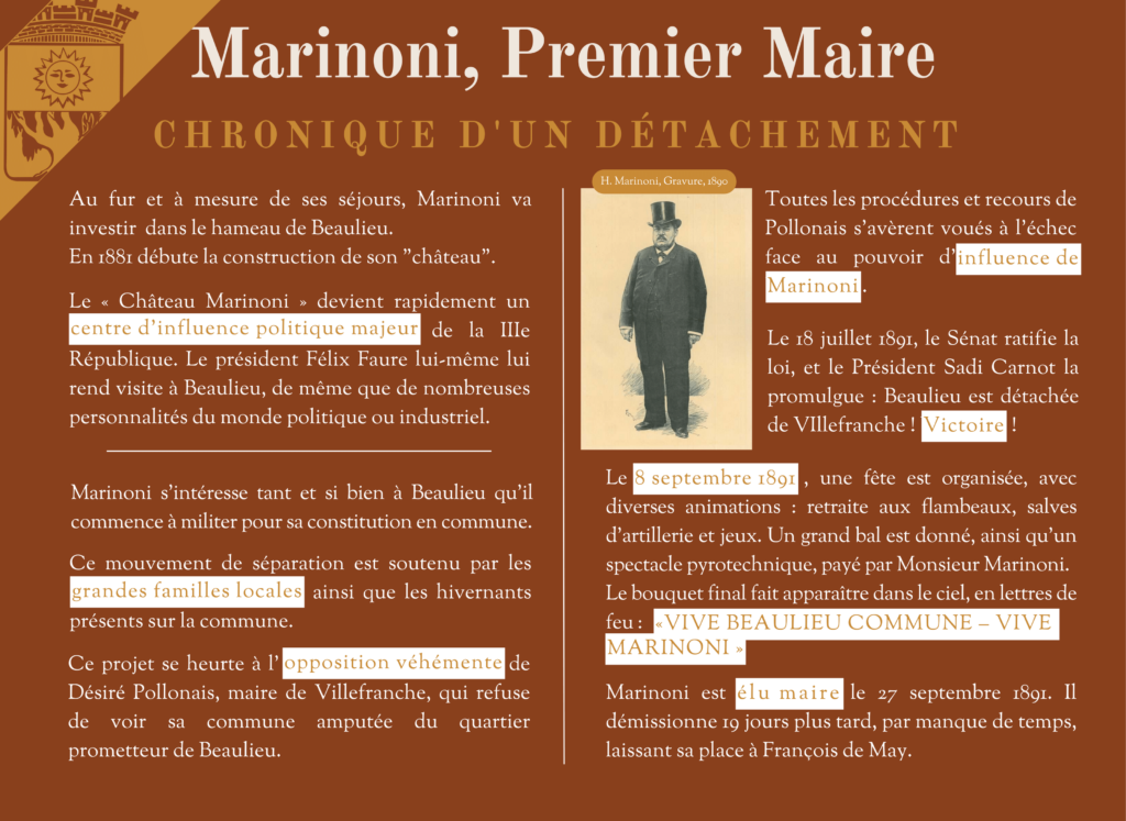 9. Marinoni, Premier Maire