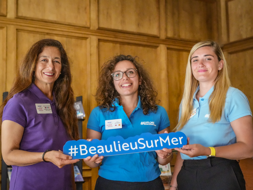 Conseillères en séjour de l'office du tourisme de Beaulieu-sur-Mer