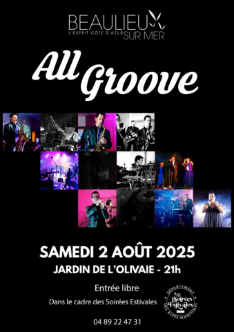 All Groove – Estivale du département – Beaulieu-sur-Mer dans l'agenda de Beaulieu-sur-Mer (Photo)