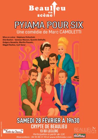 Beaulieu en scène – « Pyjama pour six » dans l'agenda de Beaulieu-sur-Mer (Photo)