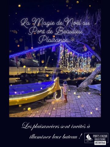 Concours d&rsquo;illuminations des bateaux du Port de Beaulieu Plaisance dans l'agenda de Beaulieu-sur-Mer (Photo)