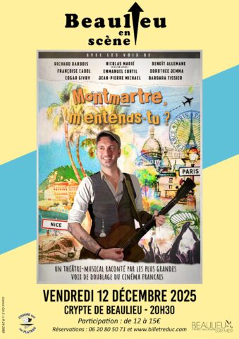 Beaulieu en scène – « Montmartre, m’entends-tu ? » dans l'agenda de Beaulieu-sur-Mer (Photo)