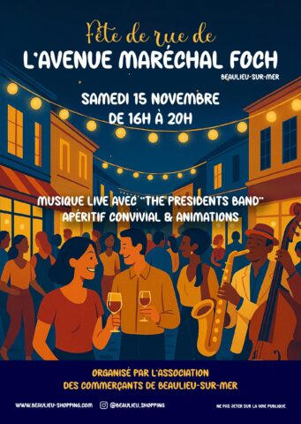 Fête de rue de l’avenue Maréchal Foch dans l'agenda de Beaulieu-sur-Mer (Photo)