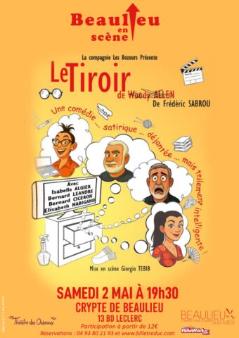 Beaulieu en Scène : Théâtre : « Le Tiroir » dans l'agenda de Beaulieu-sur-Mer (Photo)