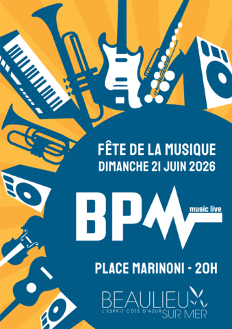 Fête de la Musique à Beaulieu-sur-Mer – Orchestre BPM dans l'agenda de Beaulieu-sur-Mer (Photo)