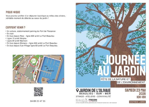 Une journée au jardin : fête de la nature et de l&rsquo;environnement dans l'agenda de Beaulieu-sur-Mer (Photo)