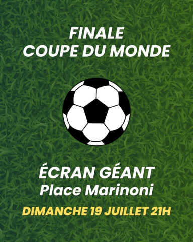Finale Coupe du Monde – Beaulieu-sur-Mer dans l'agenda de Beaulieu-sur-Mer (Photo)